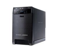 Fantec Boîtier externe 2 baies QB-X2US3R – USB 3.0, RAID 0/1/JBOD/BIG, UASP, vent. 60 mm, noir