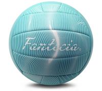 Fantecia Ballons de Volley-Ball avec Pompe Taille 5 Officielle Toucher Doux Ballons de Volley-Ball Intérieur Extérieur Entraînement Match Plage Piscine pour Adultes