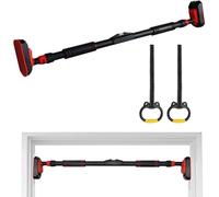 FANTECIA Barre de traction pour encadrement de porte, 70-90 cm/ 90-110 cm, Barres de traction pour le haut du corps sans vis, Capacités jusqu'à 250 kg (Taille Large, Taille Large (90-110 CM))