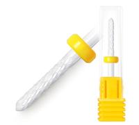 Fantexy Foret à ongles en céramique - Embout à pointe d'aiguille de 0,9 cm pour nettoyer les cuticules et enlever les peaux mortes, outil professionnel pour nail art, manucure, pédicure, gel