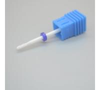 Fantexy Foret à ongles en céramique - Petit foret pointu de 0,9 cm pour nettoyer les cuticules et enlever les peaux mortes, outil professionnel pour nail art, manucure, pédicure, gel, nettoyage des