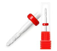 Fantexy Foret à ongles en céramique - Petit foret pointu de 0,9 cm pour nettoyer les cuticules et enlever les peaux mortes, outil professionnel pour nail art, manucure, pédicure, gel, nettoyage des