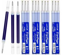Fanthom Lot De 15 Recharges Pour Stylos À Encre Effaçable Thermosensible Pointe Moyenne 0,7 Mm Bleu
