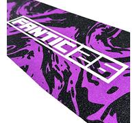 Fantic26 Bande antidérapante de rechange pour scooter de cascade - Pour enfants I Papier de verre antidérapant - 58,5 cm - Convient pour les ponts jusqu'à 58,5 cm x 15,5 cm (tourbillon noir/violet)