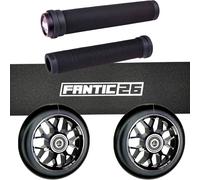 Fantic26 Kit Pièces Trottinette Stunt Set Odi Poignées Griptape 110mm Roues