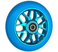 Fantic26 Spy7 Stunt Scooter Rolle I Trick I Tret I Enfants I Roller I Roue I 110 mm I ABEC 11 I Rapide I Silencieux I Freestyle (Turquoise/Pu Turquoise)