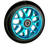 Fantic26 Spy7 Stunt Scooter Rolle I Trick I Tret I Enfants I Roller I Roue I 110mm I ABEC 11 I Rapide I Silencieux I Freestyle (Turquoise/Noir Mat)