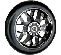 Fantic26 Spy7 Stunt Scooter Rouleau I Trick I Tret I Enfant I Scooter I Roue I 110 mm I ABEC 11 I Rapide I Silencieux I Freestyle (Noir/Pu Noir)