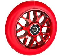 Fantic26 Spy7 Stunt Scooter Rouleau I Trick I Tret I Enfant I Scooter I Roue I 110 mm I ABEC 11 I Rapide I Silencieux I Freestyle (Rouge/Pu rouge)