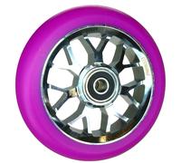 Fantic26 Spy7 Trottinette Stunt Roue 110Mm Abec11 Roller Chrome/Pu Violet