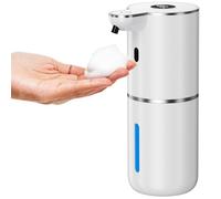Fantictas 380ml 1500mAh Distributeur de Savon Automatique, Distributeur Savon Automatique Mural, Distributeur Savon Liquide sans Contact - IPX5 étanche - pour la Cuisine, la Salle de Bain