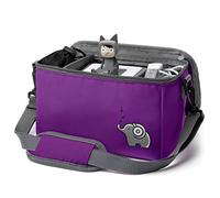 fantifant Sac Audiobox adapté pour Toniebox, Faba et Tigerbox [+ sac filet pour figurines] Sac souple pour mon première coffret Toniebox et accessoires I avec du PET recyclé I hippocampe violet