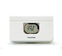 Fantini Cosmi C68 Thermostat programmable journalier, à piles, avec boutons - Blanc