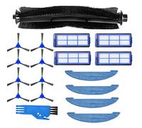 Fantisi Accessoires compatibles avec les pièces de rechange pour robot aspirateur Hosome G9070. Lot avec 1 brosse à rouleau, 4 filtres, 8 brosses latérales, 1 brosse de nettoyage, 4 serpillères