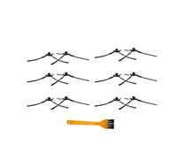 Fantisi Kit d'accessoires de rechange pour aspirateur robot DOMOOVA DRV50, 12 brosses latérales, 1 brosse de nettoyage