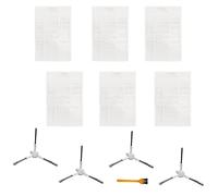 Fantisi Kit d'accessoires pour aspirateur Zigma Spark 980 981 (brosses latérales et filtres de rechange) pour modèle Spark 980 981