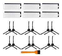 Fantisi Kit d'accessoires pour Proscenic M7 Pro, pièces de rechange brosses latérales et filtres pour aspirateur robot