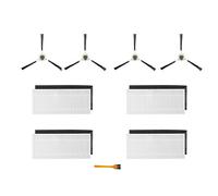 Fantisi Kit de filtres de rechange pour aspirateur Lefant M301, M501-A, M501-B, M520, T700, M571-4 - Filtre HEPA + 4 brosses latérales