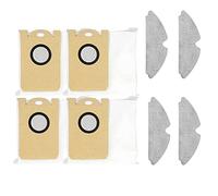 Fantisi Lot de 4 sacs d'aspirateur de rechange avec 4 lingettes pour Neabot N1 N1 Plus