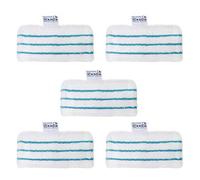 Fantisi Lot de 5 chiffons lavables en microfibre rectangulaires pour Black & Decker Steam Mop FSMP20, FSMH1321JMD, FSM1500, FSM1600, FSM1610, FSM1620, FSM1621, FSM1630, FSMH162