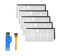 Fantisi Lot de 5 filtres pour aspirateur robot Ultenic série D5S Ultenic série D5S kit de pièces de rechange filtres Hepa compatibles avec Ultenic D5S Series