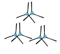 Fantisi Lot de 6 brosses latérales rotatives de rechange pour aspirateur Senya Little Robot SYCN-VC009