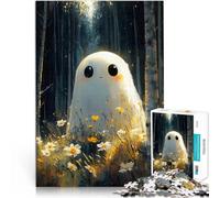 Fantôme Amical de la forêt Puzzle 2000 pièces pour Adolescents Analyse et logique Offrir en Cadeau à Toute la Famille 70x100cm