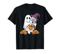 Fantôme Amusant et Citrouille d'halloween pour Enfants, Hommes et Femmes T-Shirt