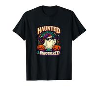 Fantôme Amusant hanté et indérangé pour Halloween T-Shirt Graphique avec Valeur