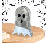 Fantôme avec boule de discothèque pour Halloween | Décoration de plateau à niveaux Halloween Accessoires,Décoration de fête pour pièce maîtresse chambre à coucher salon bibliothèque