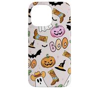 Fantôme Citrouille, Cowboy, Cactus, Halloween, Western Coque pour iPhone 14 Pro Max