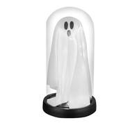 Fantôme dans un verre, décorations de fantôme d'Halloween, fantôme sous cloche en verre pour l'intérieur, petit fantôme pour une atmosphère festive riche et décorations de vacances