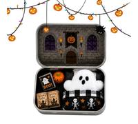 Fantôme dans une boîte - Décoration de table d'Halloween pour