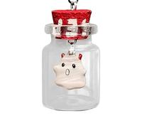 Fantôme dans une bouteille, collier avec pendentif « dans une bouteille » - Chaîne fantôme - Fantôme pris dans une bouteille, collier fantôme dans une bouteille pendentif décoratif, dans