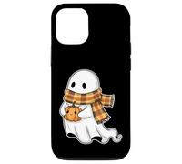 Fantôme d'automne avec écharpe et Citrouille Coque pour iPhone 12/12 Pro