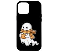 Fantôme d'automne avec écharpe et Citrouille Coque pour iPhone 12 Pro Max