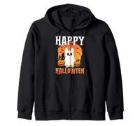Fantôme de Chien Happy Halloween Sweat à Capuche