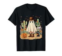 Fantôme de Cowboy d'halloween - Cowgirl Western Halloween T-Shirt