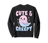 Fantôme de dessin animé super mignon, kawaii Halloween pastel gothique Sweatshirt