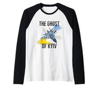 Fantôme de Kiev Patriote ukrainien Freedom Peace Manche Raglan