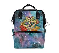 Fantôme De L'Espace Rose Sac à Langer Sac à Dos Grande Capacité Multifonction Sac à Couches pour Voyage Maman Femme Papa