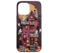 Fantôme de manoir hanté Effrayant Rose pour Halloween Coque pour iPhone 13 Pro Max
