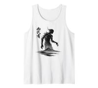 Fantôme de Montagne Mystique Japonais Kanji Art Fantasy Débardeur