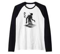 Fantôme de Montagne Mystique Japonais Kanji Art Fantasy Manche Raglan
