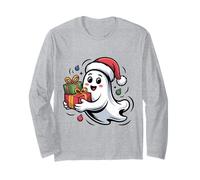fantôme de Noël drôle - Esprit Mignon avec Cadeau et Bonnet Manche Longue