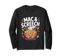Fantôme de pâtes d'halloween Amusant pour Mac & Screech Manche Longue
