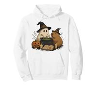 Fantôme De Sorcière Capybara Chaudron Potions Capy Livre Sweat à Capuche