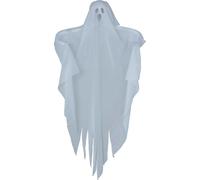Fantôme Décoration à suspendre Halloween Décoration hantée Effrayant Ombres inquiétantes Visages Horreur Fête Décoration Hantée Blanc Cimetière Soirée Déco, couleur : blanc