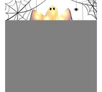 Fantôme | Décorations fantômes d'halloween avec lumières et intensité Variable | Figurines Mignonnes effrayantes à accrocher avec Bruit pour Le Jardin extérieur fenêtre Porte soirée