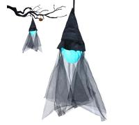 Fantôme d'extérieur | Décorations d'halloween Volantes - Décorations d'arbre d'halloween à Del pour décoration d'intérieur, fantômes, décoration effrayante sorcière Volante